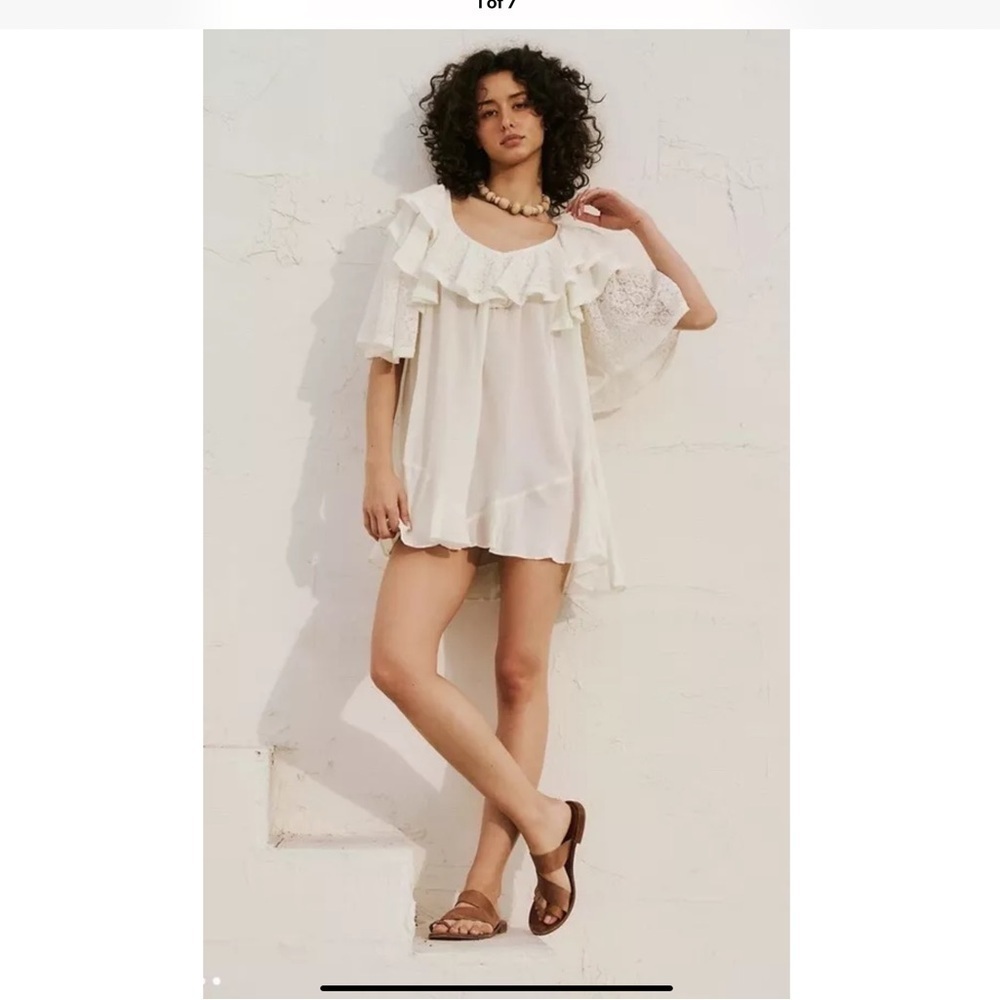 NWOT Free People Rush For Ruffles Romper XS​​​​